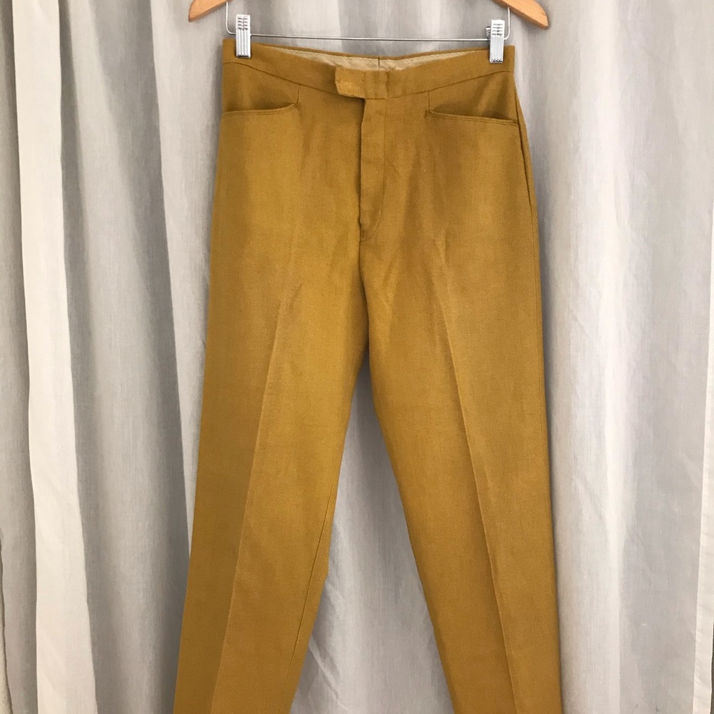 Vintage Levi’s for Gals 1960s yellow slacks